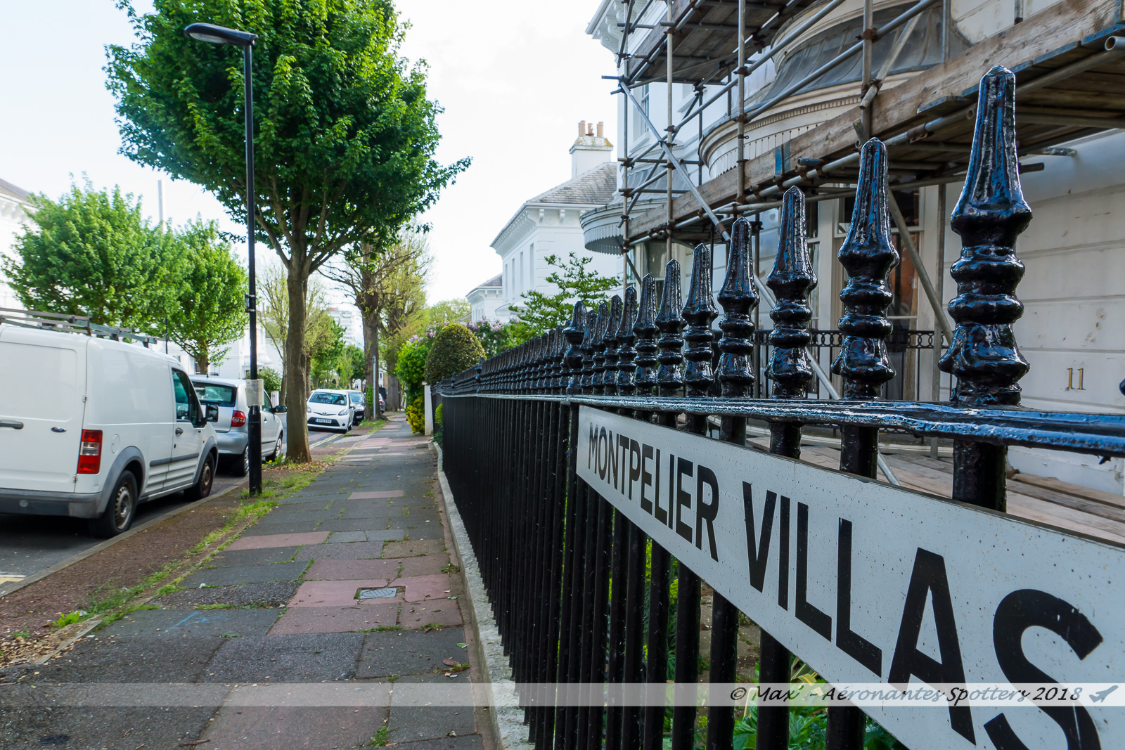 Le quartier de "Montpelier", constitué de maisons construites au milieu du XIXème siècle dans un style alliant Régence anglaise et inspirations italiennes, est le quartier le plus chic de Brighton.