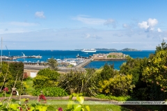 Guernsey Island - Saint Peter Port et sa baie vus depuis les hauteurs de Havelet