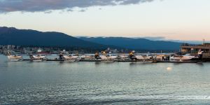 Base hydravions de Vancouver au coucher du soleil