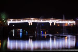 Les Lumières de Laval 2012 - Le Pont Aristide Briand et sa voute étoilée