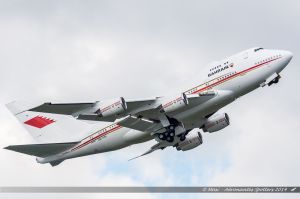 Boeing B747SP (A9-CHAK) Bahrain Royal Flight